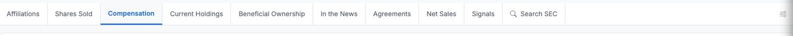 Reordered profile tab bar